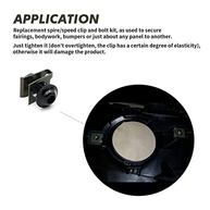 Kit 10 Parafusos M6 com Clipes Universais Alpha Rider para Motos e Scooters (Preto) - imagem 5