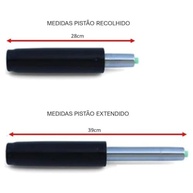 Pistão de Cadeira de Escritório Universal com Coluna a Gás - Aço Reforçado - imagem 3