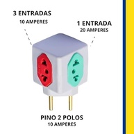 Adaptador Benjamin Cubo 3D Universal: Mais Tomadas, Mais Praticidade! - imagem 3