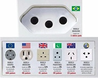 Adaptador de Tomada Universal Bivolt: Sua Conexão Global em Mais de 150 Países! - imagem 2