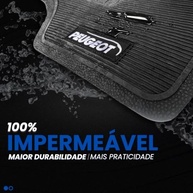 Jogo de Tapetes Automotivos Emborrachados Universal Peugeot - 4 Peças Premium - imagem 4