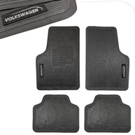 Jogo de Tapetes Automotivos Emborrachados Universal para Carros Volkswagen - 4 Peças Premium - imagem 1