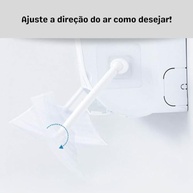 Defletor Ar Condicionado Split Universal com Regulagem 180° - Proteja-se do Ar Direto e Melhore o Conforto - imagem 3