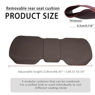 Almofada de Assento de Carro Universal em Couro PU Respirável - Conforto e Proteção para Todos os Veículos - imagem 4