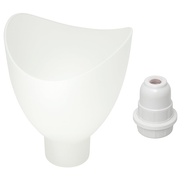 Kit Globo Luminária Universal para Ventiladores de Teto - Plástico Injetado com Bocal - imagem 1