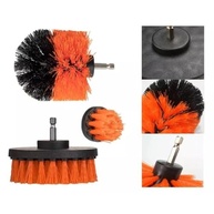 Kit 3 Escovas de Nylon para Limpeza Pesada com Encaixe Universal para Parafusadeira - imagem 3