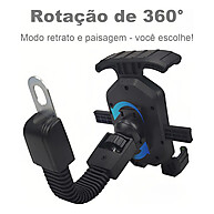 Suporte Celular Moto: Anti-Vibração e Universal - imagem 2