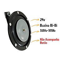 Buzina Bibi 24V: Som Potente e Universal! - imagem 2