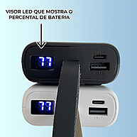 Power Bank 20000mAh: Carregador Portátil Rápido e Universal - imagem 1