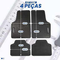 Jogo de Tapetes Automotivos Emborrachados Universal Peugeot - 4 Peças Premium - imagem 3