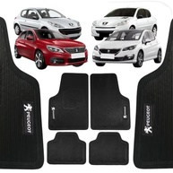 Jogo de Tapetes Emborrachados Universal Peugeot 4 Peças - Proteção e Estilo - imagem 2