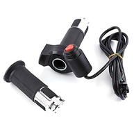 Acelerador Universal para Bicicleta Elétrica Yosoo Health Gear com Display LED 3 Marchas - Prata/Preto - imagem 2