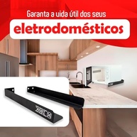 Suporte de Parede Universal em Aço: Microondas, Bebedouro, Impressora e Mais! - imagem 5