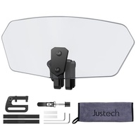 Para-brisa Universal para Moto Justech: Defletor de Vento Ajustável com Extensão e Spoiler - Mais Conforto e Segurança - imagem 2