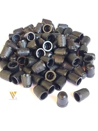 Kit 1000 Tampas Válvula Pneu Preto Plástico Universal - Carro e Moto - imagem 2