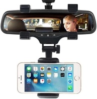 Suporte Veicular Universal Retrovisor 360°: Navegação Segura e Fácil! - imagem 3
