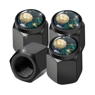 Tampas de Válvula de Pneu em Alumínio Cósmico Abstrato: Proteção Universal e Estilo para Seu Veículo - imagem 1