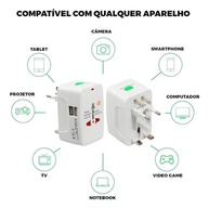 Kit 2 Adaptadores Tomada Universal Premium: Viaje Conectado em Mais de 150 Países! - imagem 5