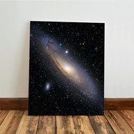 Kit 3 Quadros Galaxia Planeta Astronauta Universo em MDF Tratado 40x28cm - Decore com Estilo Cósmico - imagem 5
