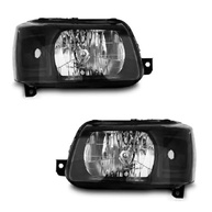 Farol Máscara Negra Uno Fiorino 2004-2013 Lado Passageiro (Direito) - Lente Lisa Acrílico - imagem 3