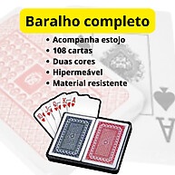 Kit Jogos Clássicos: Baralho, Dominó e Uno 🚀 - imagem 1