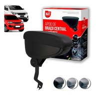 Apoio de Braço Premium para Fiat Novo Uno Mobi (2011-2020) - Couro Sintético Preto - imagem 1