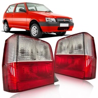 Par Lanterna Traseira Fiat Uno Fire Flex 2004-2012 Bicolor - Renove o Visual! - imagem 1