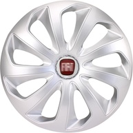 Jogo 4 Calotas Esportivas Velox Aro 14 Prata - Fiat Novo Uno, Argo, Cronos, Strada e Mais! - imagem 5