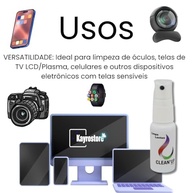 Kit 10 Unidades Limpa Lentes Clean Up 25ml - Solução Profissional para Telas e Lentes - imagem 1