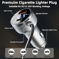 Starlink Mini Adaptador Veicular 12V com Conversor Step-Up e Carregamento Rápido PD/QC - imagem 5