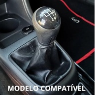 Coifa de Câmbio Courvin Manual para VW Up! Connect (2014-2021) - Preto com Costura Preta - imagem 2