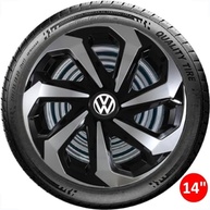 Jogo 4 Calotas Spider Aro 14 Esportivas para VW Gol, Up, Fox, Voyage e Mais - imagem 4