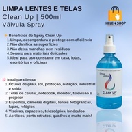 Spray Limpa Lentes e Telas Clean Up 500ml - Multiuso para Óculos, Celular, TV e Notebook - imagem 4