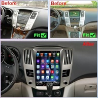 Upgrade Central Multimídia Android 12.9" para Lex RX330/RX350 (2004-2009) com Carplay, Android Auto e Câmera Grátis - imagem 3