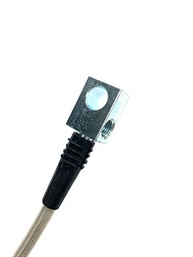Mangueira de Freio SS Trançada Universal 35,5cm com Bloco de Montagem - Upgrade Essencial - imagem 3