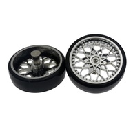 Rodas e Pneus Upgrade para Caminhão RC - Prata (2 Unidades) - imagem 1