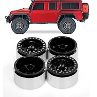4 Rodas Metal Preto 1:10 - Upgrade Essencial para seu Carro de Escalada RC - imagem 5