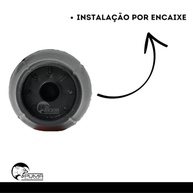 Manopla Câmbio Vectra 1997-2000 5 Marchas Resinado Prata - Upgrade Premium - imagem 5