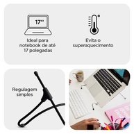 OCTOO, Suporte para notebook Uptable, Preto - imagem 3