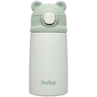 Copo Térmico Buba Ursinho Verde 320ml - Parede Dupla com Canudo Silicone - imagem 2