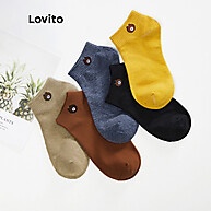 Meias Invisíveis Lovito: Conforto e Estilo com Urso - imagem 2