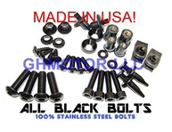 Kit Completo Parafusos Carenagem ZX11C 1990-1993 USA - Preto | Qualidade Incomparável - imagem 2