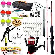 Tralha de Pesca Completa com Vara, Molinete e Maleta – Pronta para Usar - imagem 2