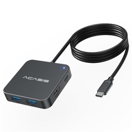 Hub USB-C ACASIS 10Gbps: Expansão Completa com HDMI 4K 60Hz e Power Delivery 100W - imagem 1