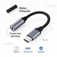 Adaptador USB-C para P2 3.5mm com DAC: Som Imersivo e Durabilidade Premium - imagem 4