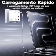 Carregador USB-C 210W GAN: Potência Máxima para Todos os Seus Dispositivos - imagem 3