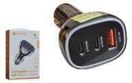 Carregador Veicular 68W Triplo USB-C (2x) + USB-A: Carga Rápida e Segura - imagem 2