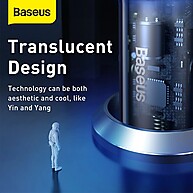 Carregador Veicular Baseus 65W Dual USB-C e USB-A - imagem 2