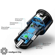 Carregador Veicular Turbo 38W USB-C e USB: Carga Ultra Rápida para Seu Dia a Dia - imagem 3