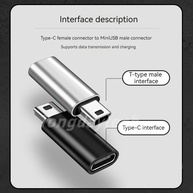 Adaptador USB OTG: Mini USB para USB-C - imagem 3